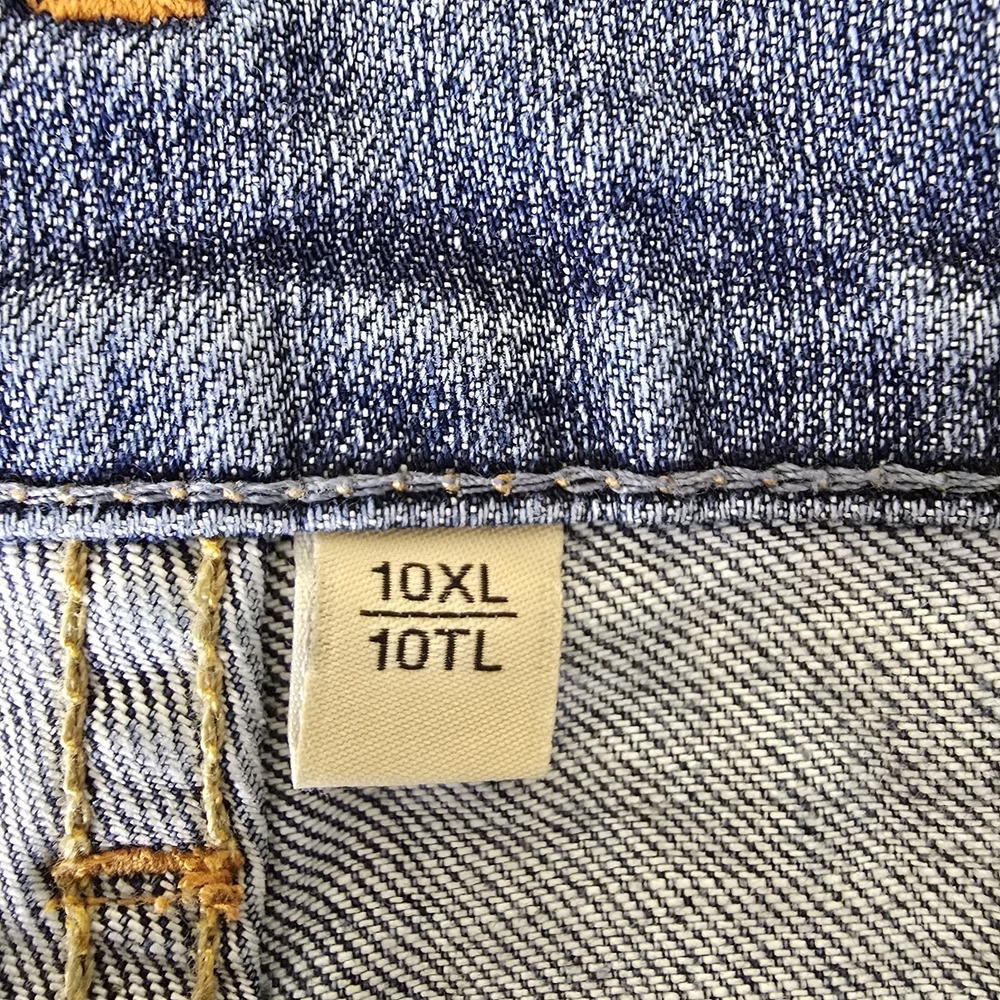 Gap Jeans Womens‎ 10XL Tall Bootcut Stretch Light Blue Wash Denim Distressed Hem - Picture 7 of 10